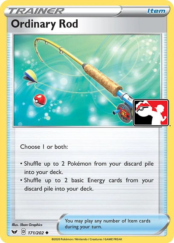 Ordinary Rod - 171/202 171/202 Uncommon Prize Pack Series Cards Pokémon card