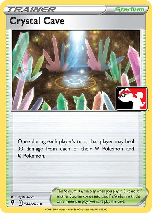 Crystal Cave - 144/203 Uncommon Prize Pack Series Cards