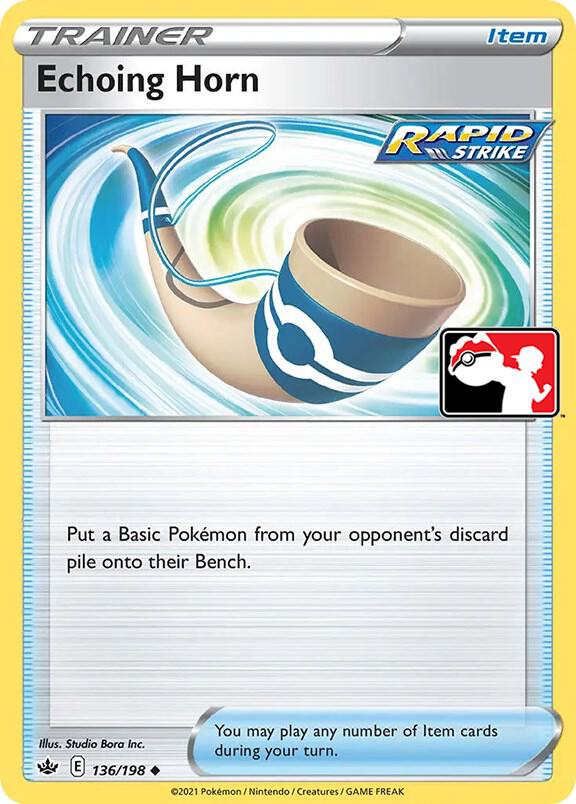 Echoing Horn - 136/198 136/198 Uncommon Prize Pack Series Cards Pokémon card