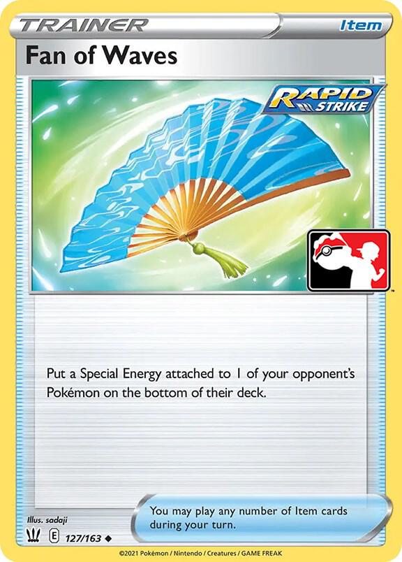 Fan of Waves - 127/163 127/163 Uncommon Prize Pack Series Cards Pokémon card