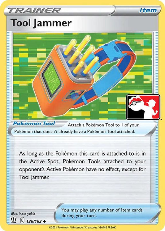 Tool Jammer 136/163 Uncommon Prize Pack Series Cards Pokémon card