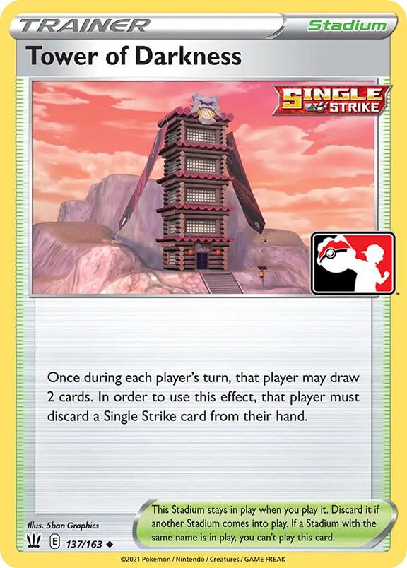 Tower of Darkness - 137/163 137/163 Uncommon Prize Pack Series Cards Pokémon card