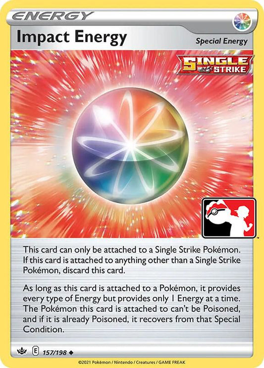 Impact Energy 157/198 Uncommon Prize Pack Series Cards Pokémon card