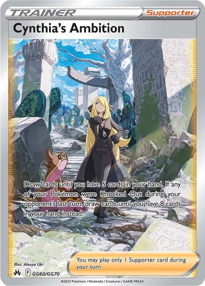 Cynthia's Ambition - GG60/GG70 Ultra Rare Crown Zenith: Galarian Gallery