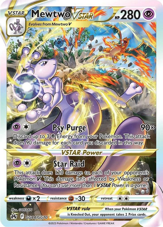 Mewtwo VSTAR GG44/GG70 Ultra Rare Galarian Gallery Pokémon card