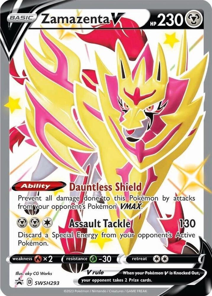 Zamazenta V (Shiny) - SWSH293 - SWSH293 Promo SWSH: Sword & Shield Promo Cards