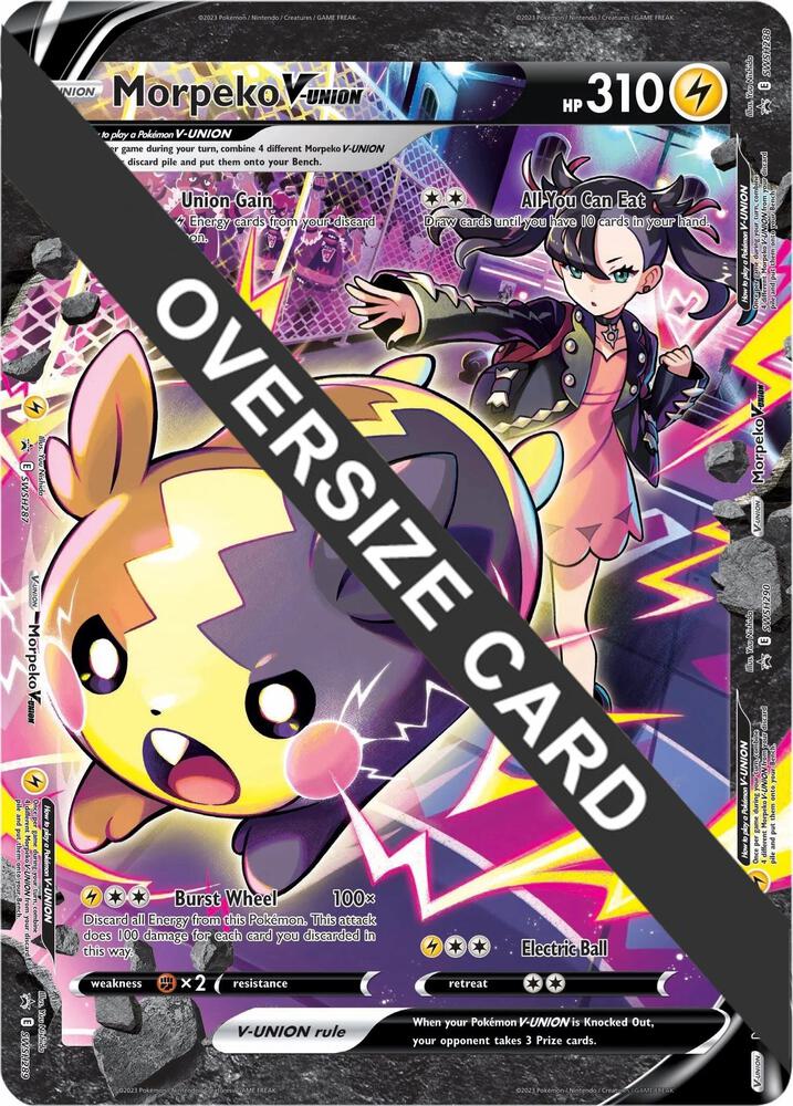 Morpeko V-Union (SWSH287-290) SWSH290 Promo Jumbo Cards Pokémon card