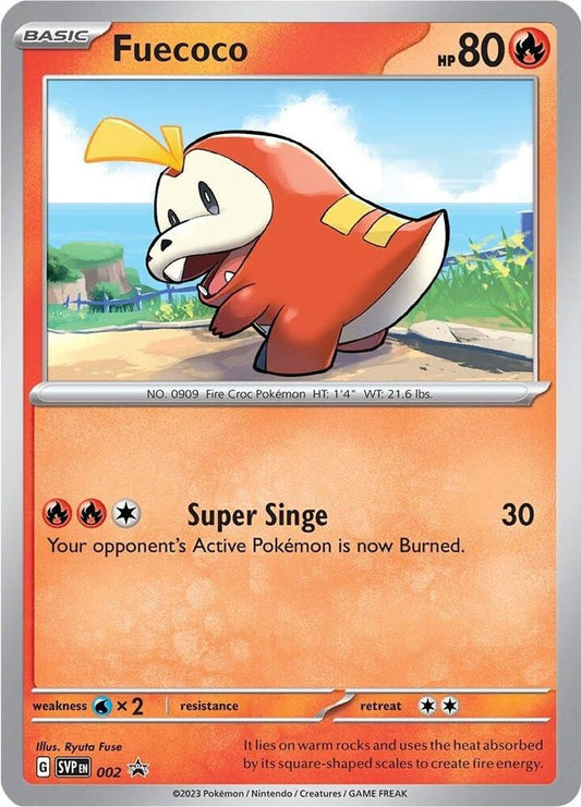 Fuecoco - 002 002 Promo Scarlet & Violet Promo Cards Pokémon card
