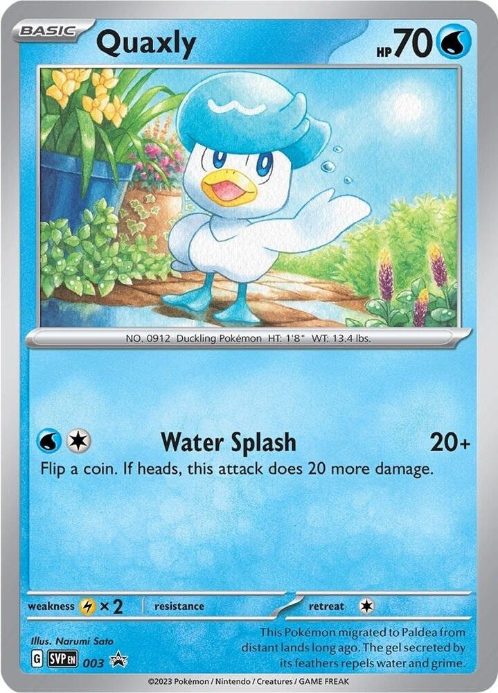 Quaxly - 003 - 003 Promo SV: Scarlet & Violet Promo Cards