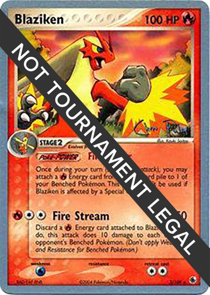 Blaziken - 2004 (Chris Fulop) 3/109 Holo Rare World Championship Decks Pokémon card