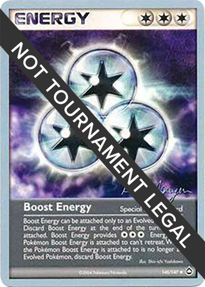 Boost Energy - 2004 (Kevin Nguyen) 145/147 Uncommon World Championship Decks Pokémon card