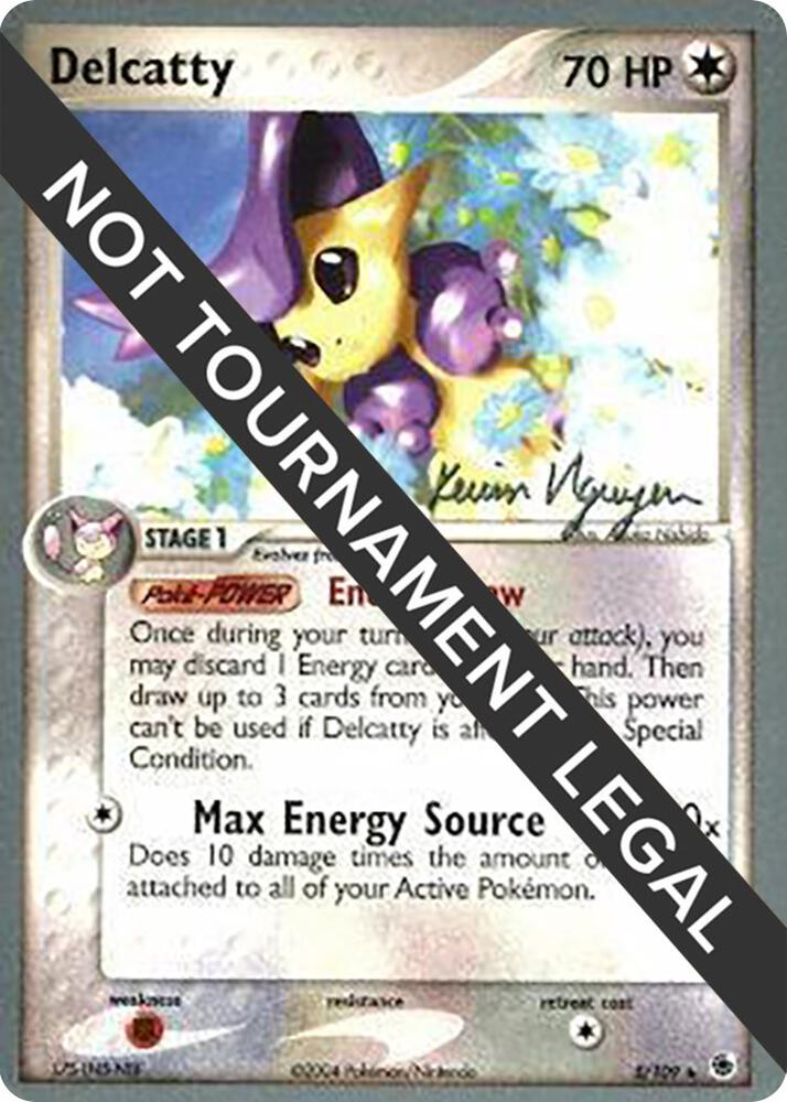 Delcatty - 2004 (Kevin Nguyen) 5/109 Holo Rare World Championship Decks Pokémon card