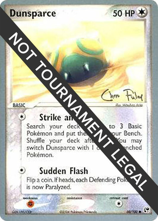 Dunsparce - 2004 (Chris Fulop) - 60/100 Common World Championship Decks