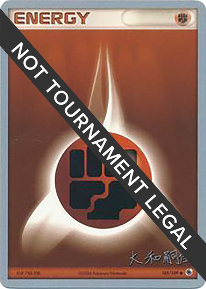 Fighting Energy - 2004 (Tsuguyoshi Yamato) 105/109 Common World Championship Decks Pokémon card