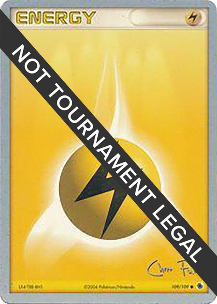 Lightning Energy - 2004 (Chris Fulop) 109/109 Common World Championship Decks Pokémon card