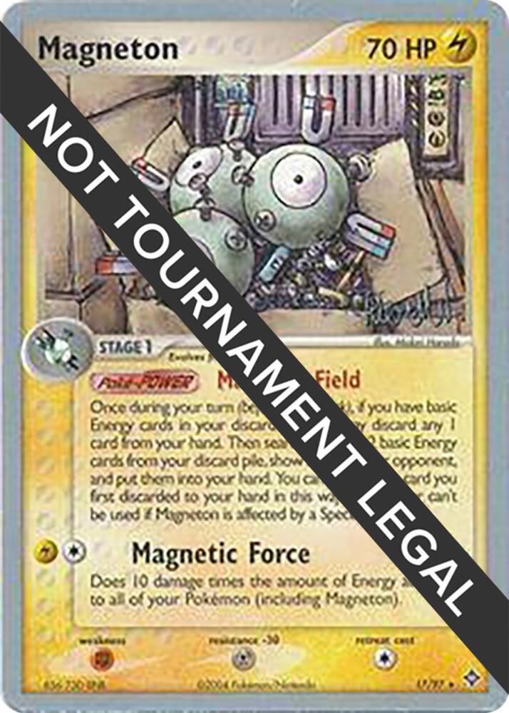 Magneton - 2004 (Reed Weichler) 17/097 Rare World Championship Decks Pokémon card