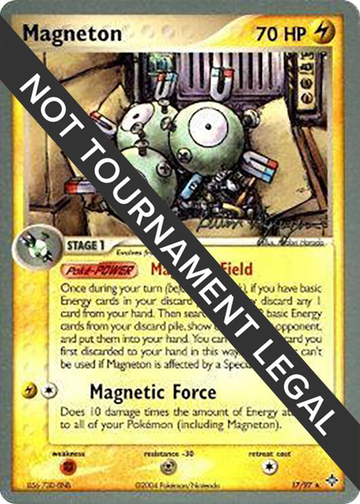Magneton - 2004 (Kevin Nguyen) 17/097 Rare World Championship Decks Pokémon card