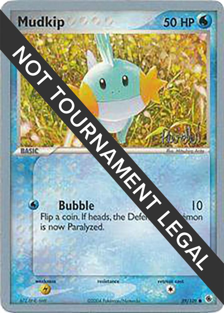 Mudkip - 2004 (Reed Weichler) 59/109 Common World Championship Decks Pokémon card