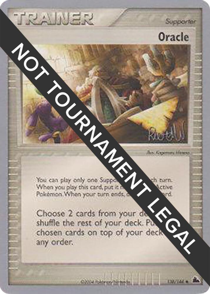 Oracle - 2004 (Reed Weichler) 138/144 Uncommon World Championship Decks Pokémon card