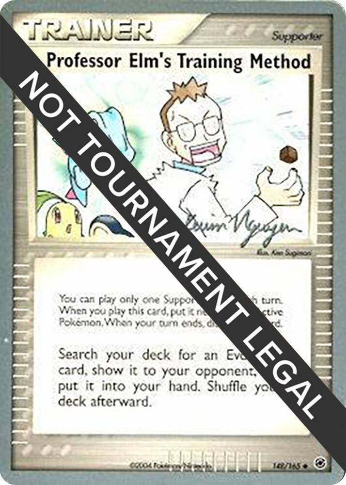 Professor Elm's Training Method - 2004 (Kevin Nguyen) 148/165 Uncommon World Championship Decks Pokémon card