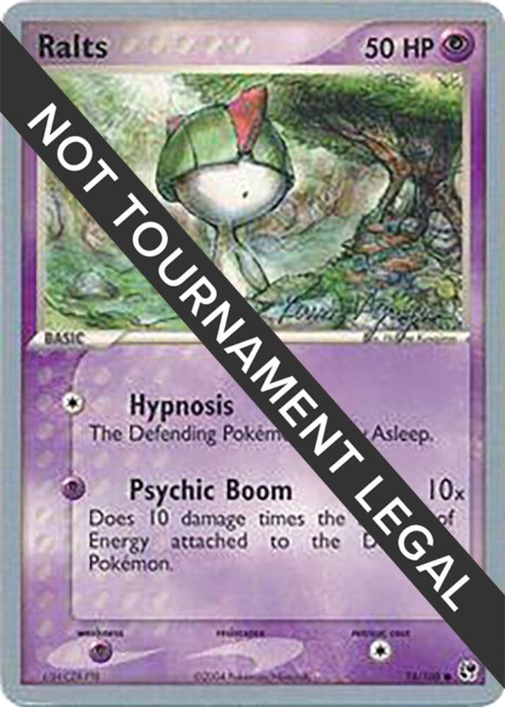 Ralts - 2004 (Kevin Nguyen) 74/100 Common World Championship Decks Pokémon card