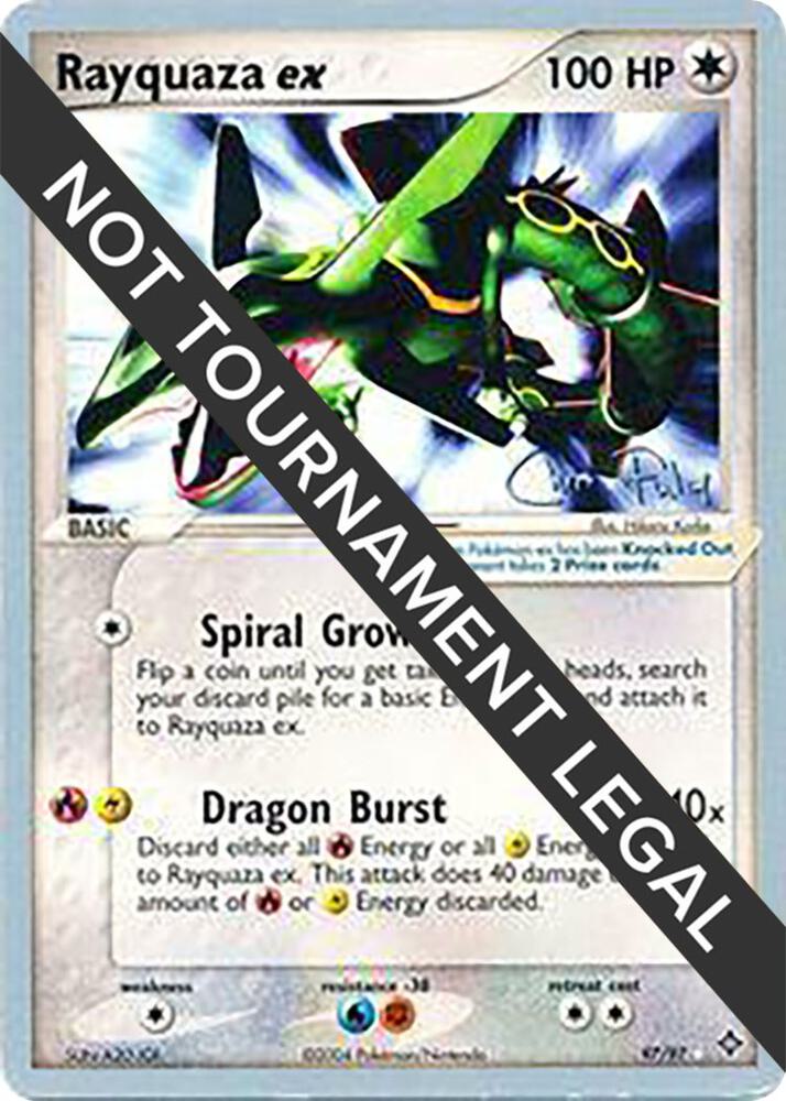 Rayquaza ex - 2004 (Chris Fulop) 97/097 Ultra Rare World Championship Decks Pokémon card