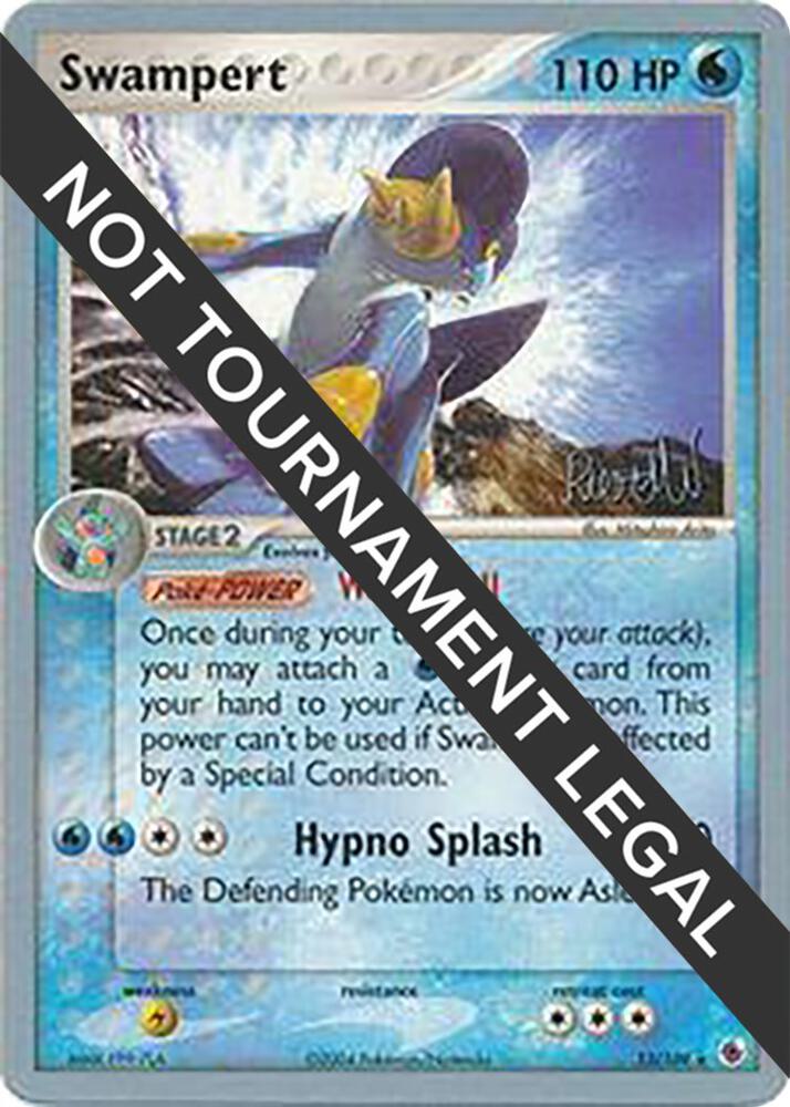 Swampert - 2004 (Reed Weichler) 13/109 Rare World Championship Decks Pokémon card
