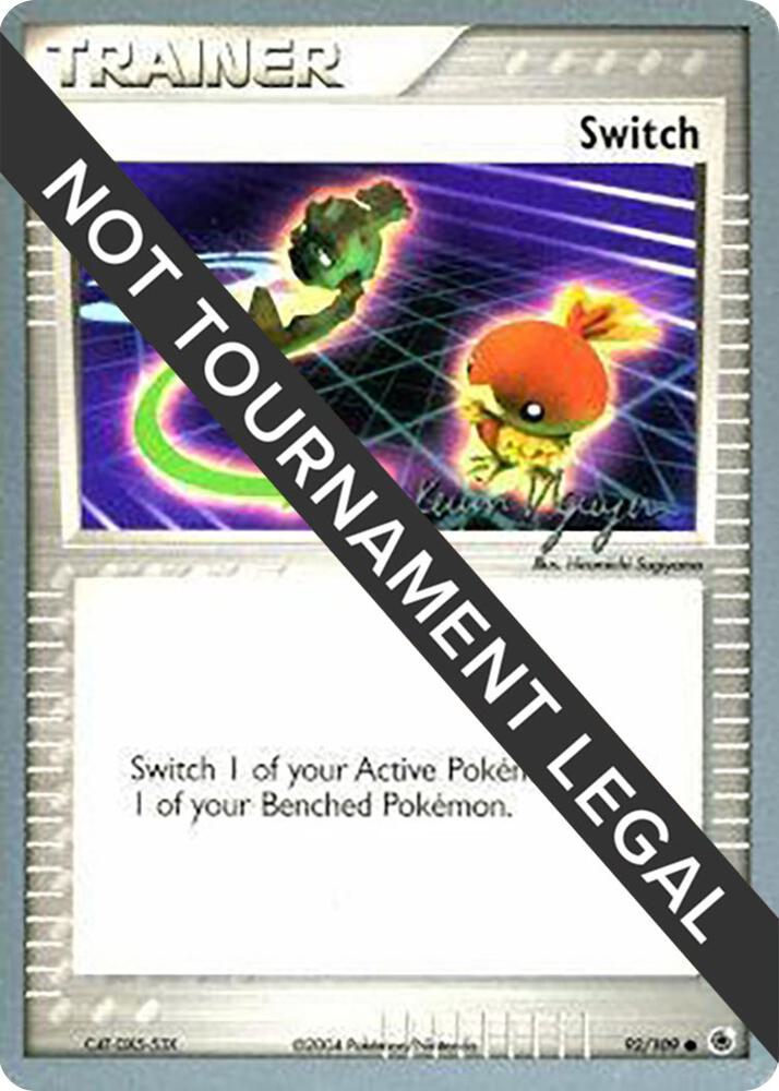 Switch - 2004 (Kevin Nguyen) 92/109 Common World Championship Decks Pokémon card