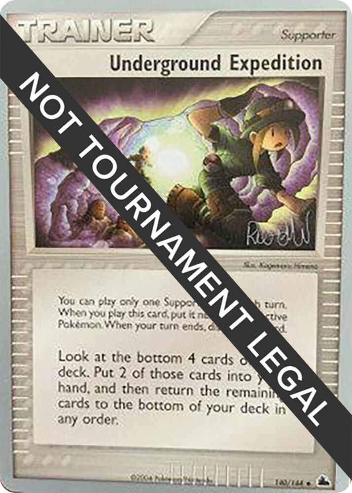 Underground Expedition - 2004 (Reed Weichler) 140/144 Uncommon World Championship Decks Pokémon card