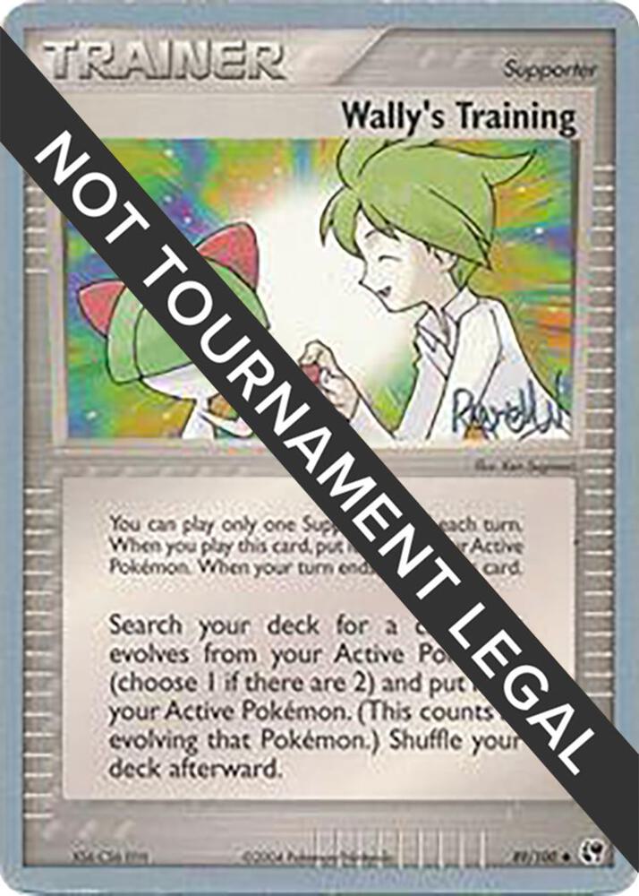 Wally's Training - 2004 (Reed Weichler) 89/100 Uncommon World Championship Decks Pokémon card