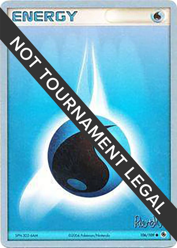 Water Energy - 2004 (Reed Weichler) 106/109 Common World Championship Decks Pokémon card