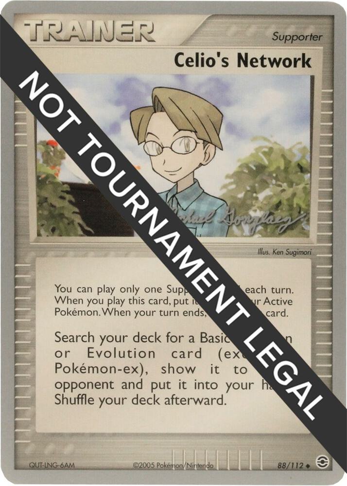 Celio's Network - 2005 (Michael Gonzalez) 88/112 Uncommon World Championship Decks Pokémon card