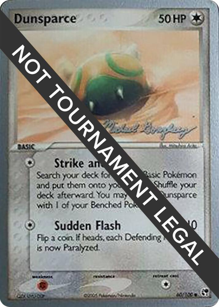 Dunsparce - 2005 (Michael Gonzalez) 60/100 Common World Championship Decks Pokémon card