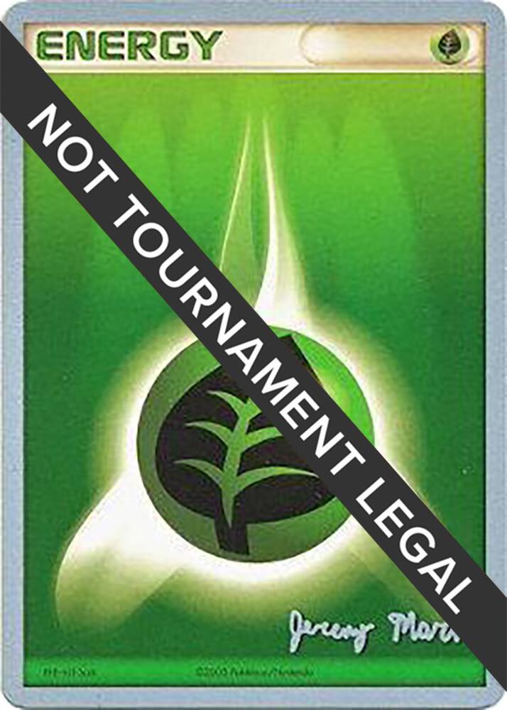 Grass Energy - 2005 (Jeremy Maron) Common World Championship Decks Pokémon card