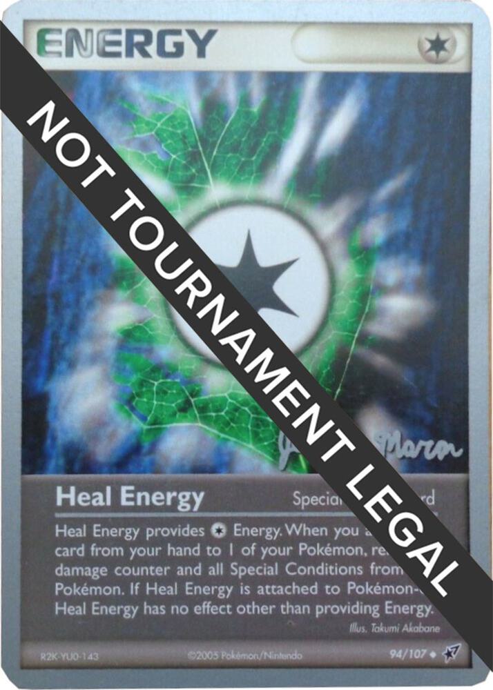 Heal Energy - 2005 (Jeremy Maron) 94/107 Uncommon World Championship Decks Pokémon card
