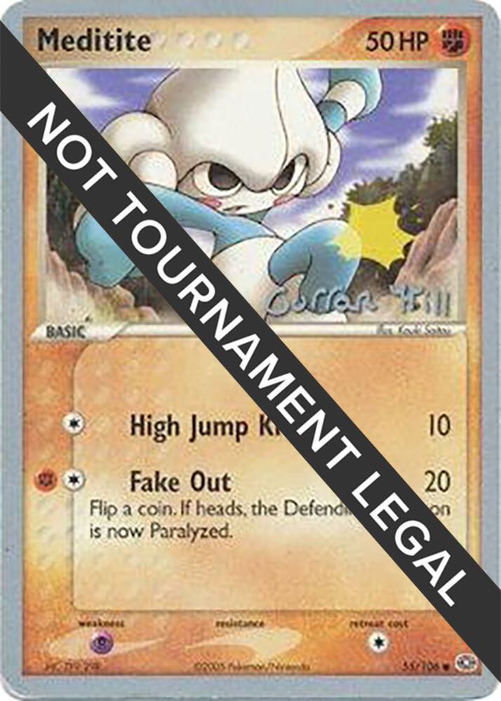 Meditite - 2005 (Curran Hill) 55/106 Common World Championship Decks Pokémon card