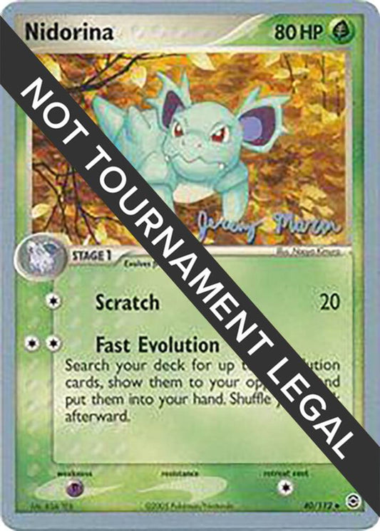 Nidorina - 2005 (Jeremy Maron) - 40/112 Uncommon World Championship Decks