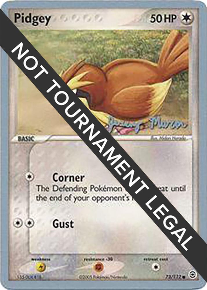 Pidgey - 2005 (Jeremy Maron) 73/112 Common World Championship Decks Pokémon card