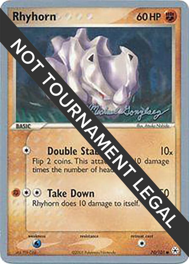 Rhyhorn - 2005 (Michael Gonzalez) 70/101 Common World Championship Decks Pokémon card