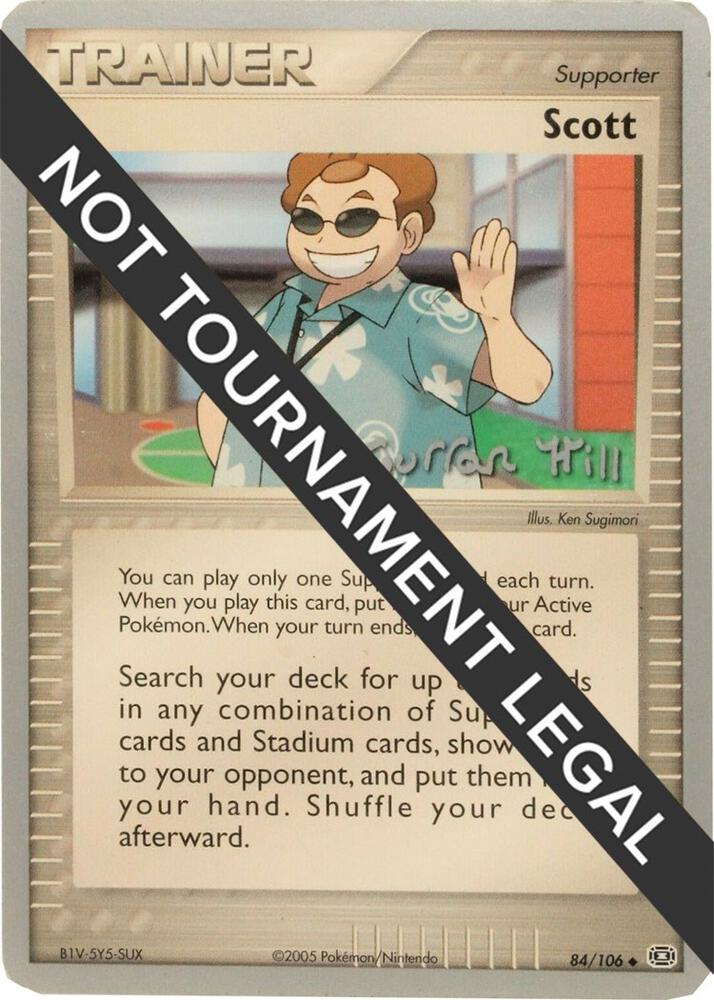 Scott - 2005 (Curran Hill) 84/106 Uncommon World Championship Decks Pokémon card