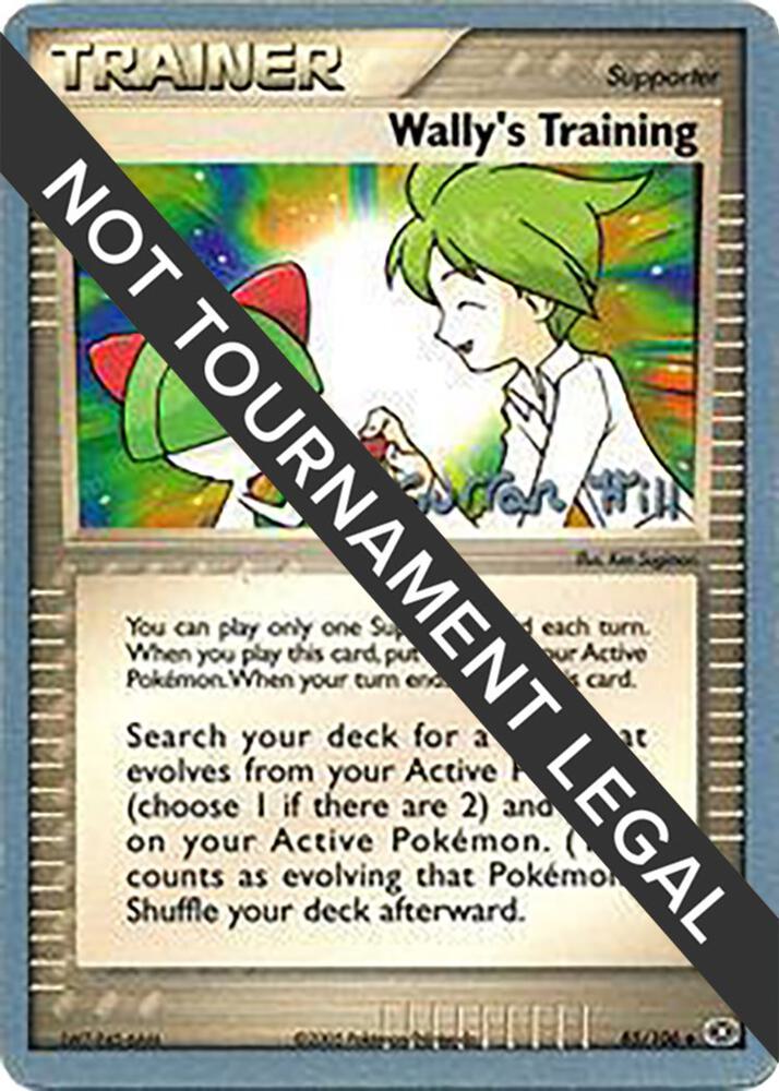 Wally's Training - 2005 (Curran Hill) 85/106 Uncommon World Championship Decks Pokémon card