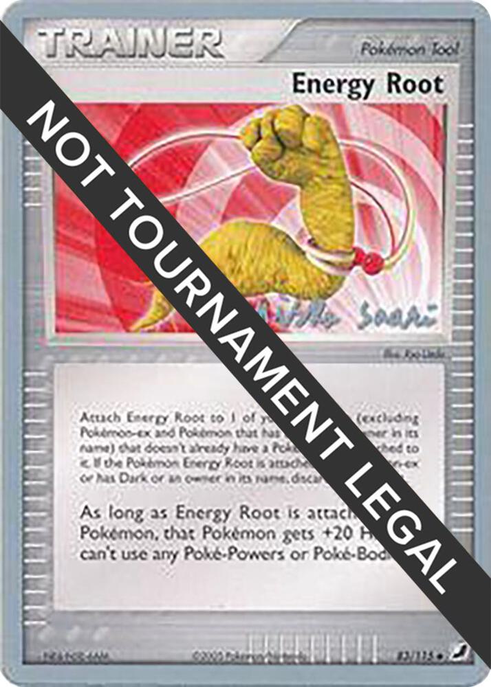 Energy Root - 2006 (Miska Saari) 83/115 Uncommon World Championship Decks Pokémon card