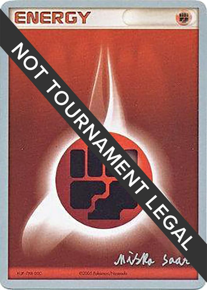 Fighting Energy - 2006 (Miska Saari) Common World Championship Decks Pokémon card