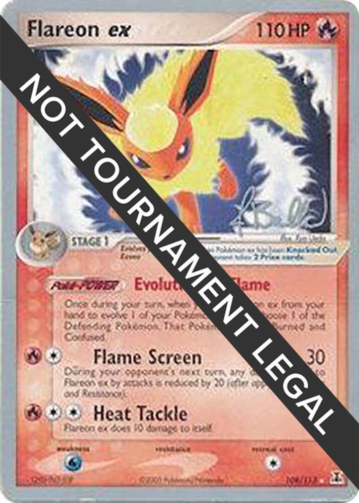 Flareon ex - 2006 (Jimmy Ballard) 108/113 Ultra Rare World Championship Decks Pokémon card