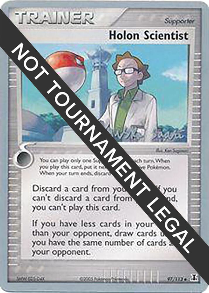Holon Scientist - 2006 (Miska Saari) 97/113 Uncommon World Championship Decks Pokémon card