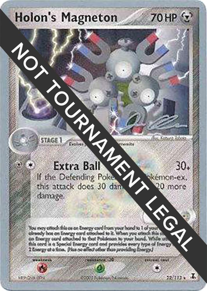Holon's Magneton - 2006 (Jason Klaczynski) 22/113 Rare World Championship Decks Pokémon card