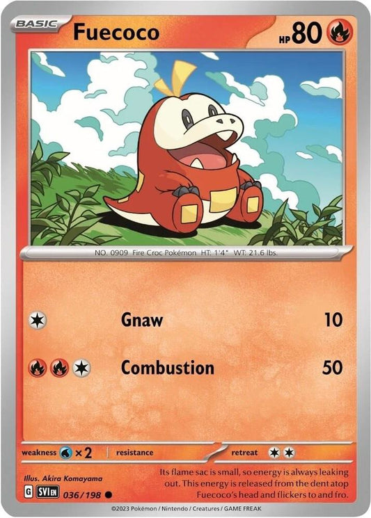 Fuecoco - 036/198 (Mirage Holo) 036/198 Promo Miscellaneous Cards & Products Pokémon card