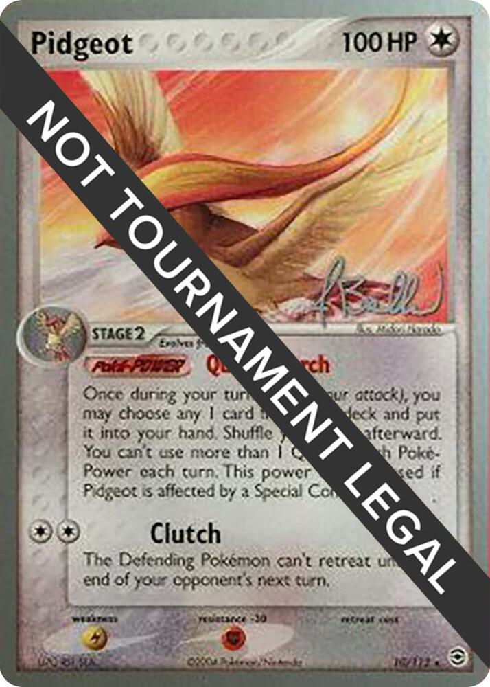 Pidgeot - 2006 (Jimmy Ballard) 10/112 Rare World Championship Decks Pokémon card