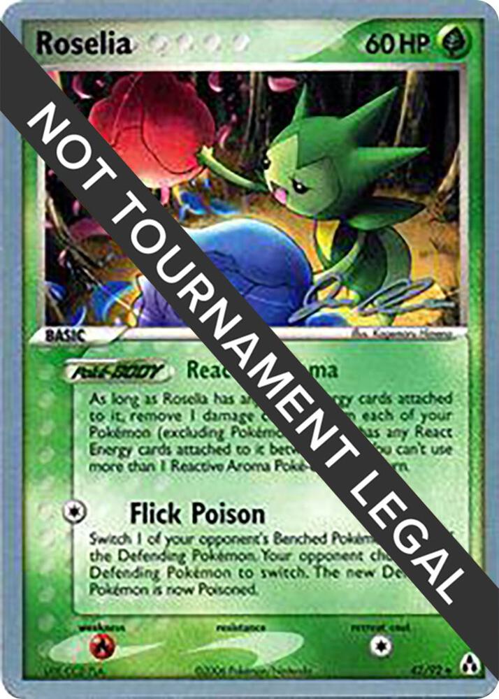 Roselia - 2006 (Jason Klaczynski) 42/92 Uncommon World Championship Decks Pokémon card