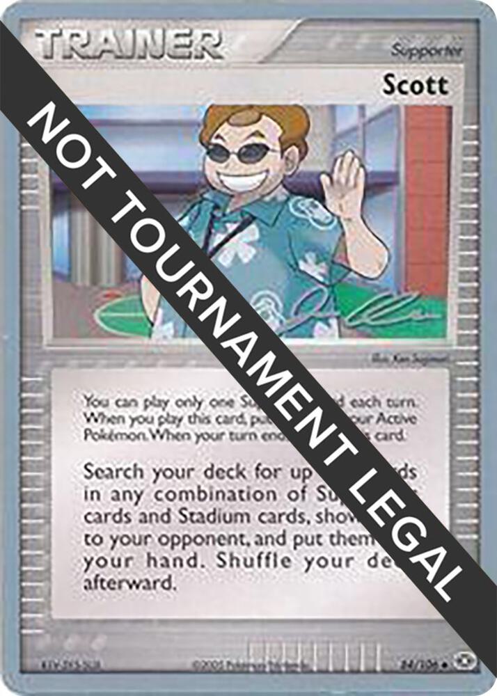 Scott - 2006 (Jason Klaczynski) 84/106 Uncommon World Championship Decks Pokémon card